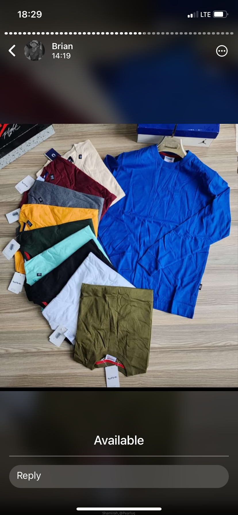Tshirts long sleeved