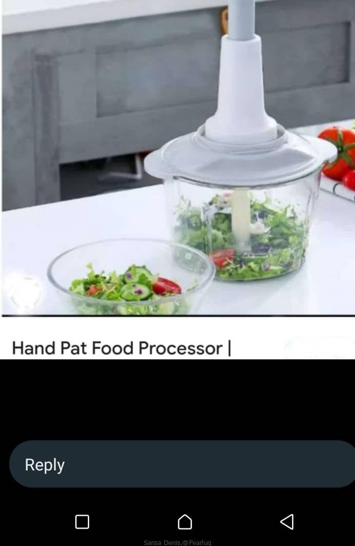 Food processor.