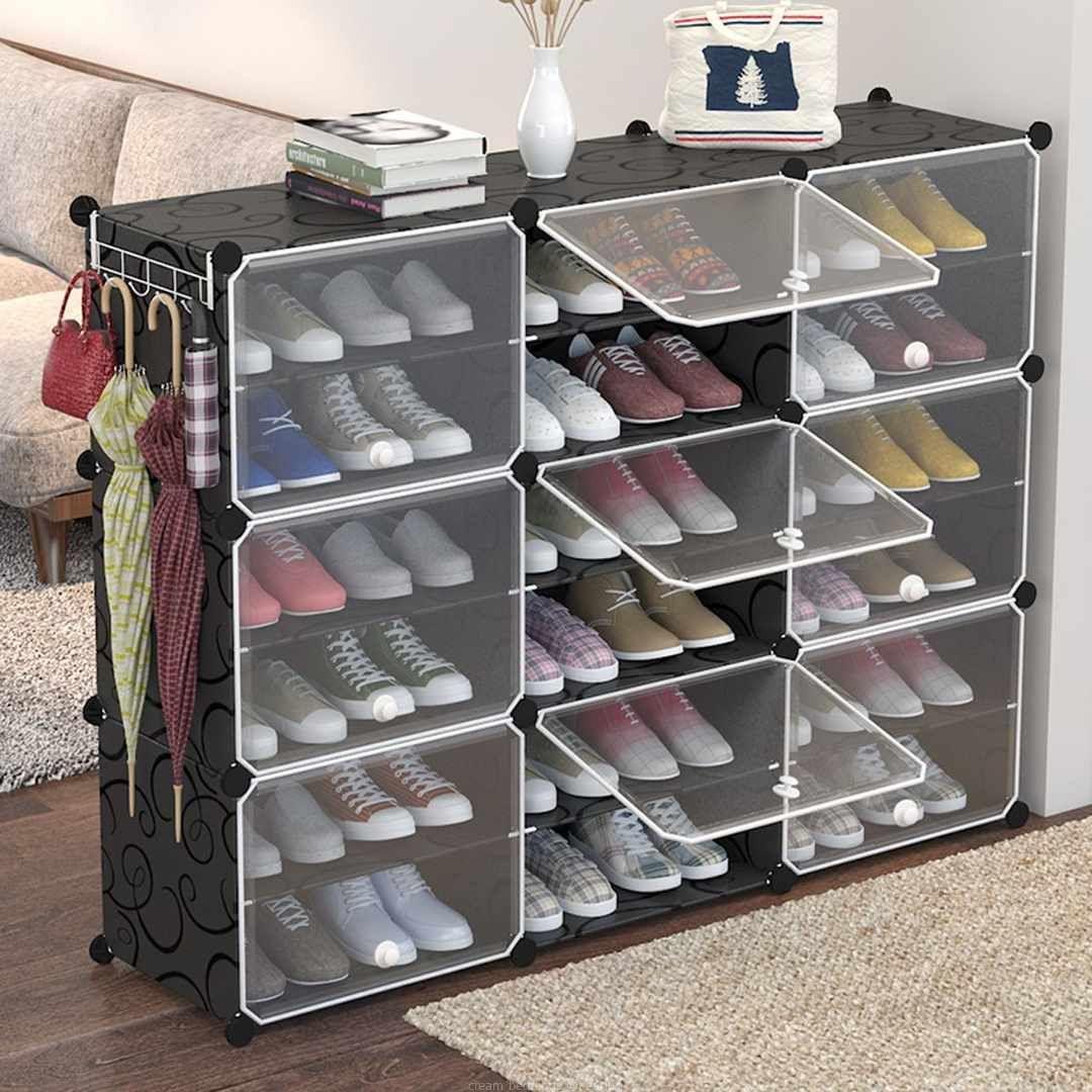 plastic shoe rack