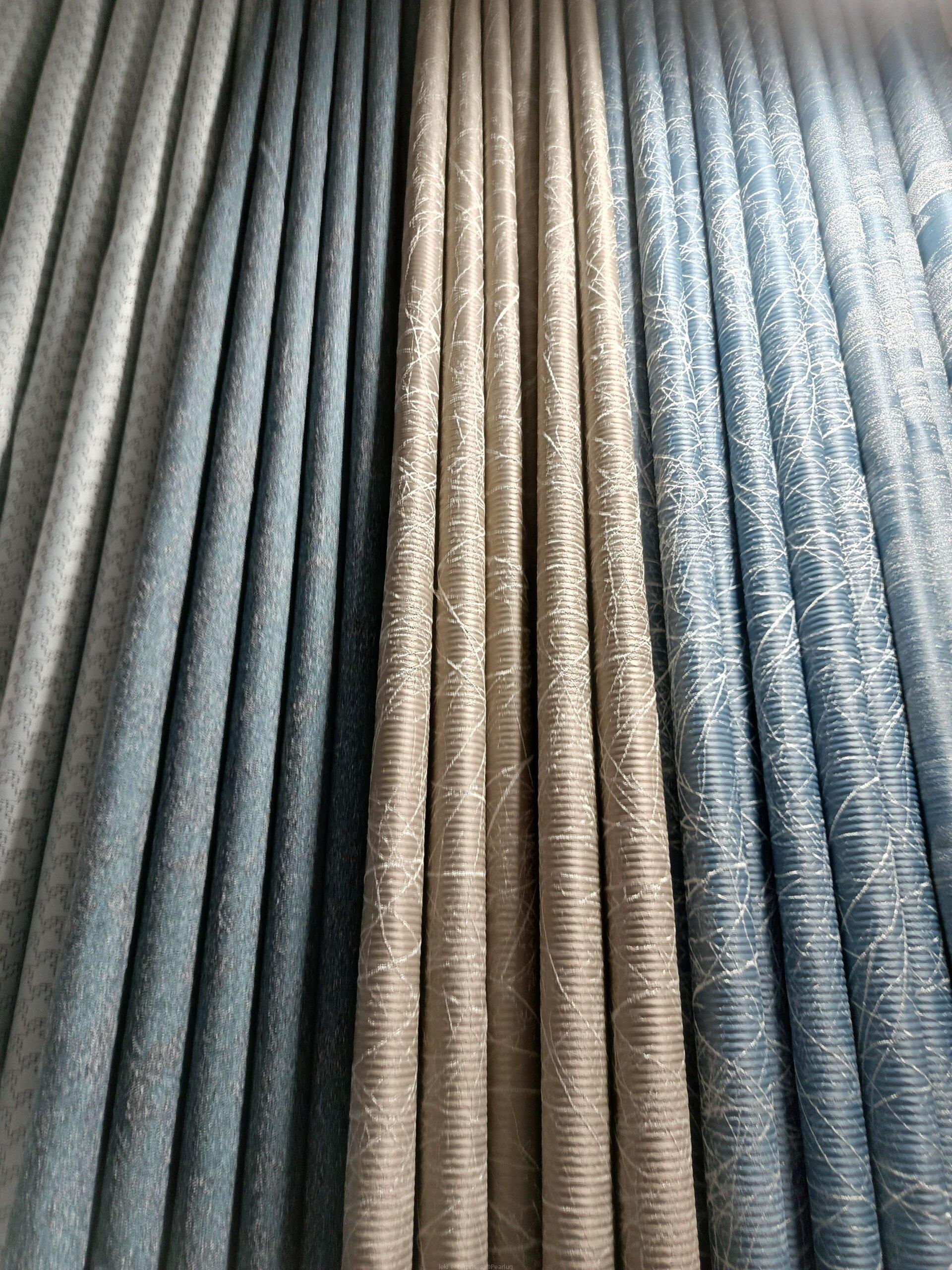 Executive curtains and curtain rods