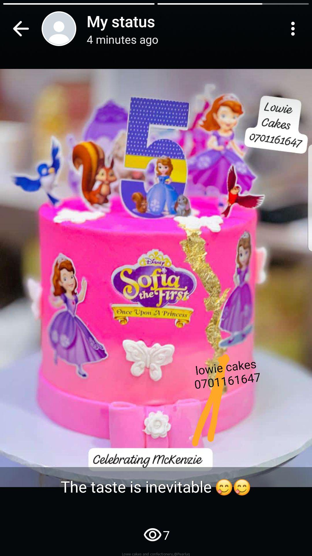 Birthday cakes, wedding cakes etc