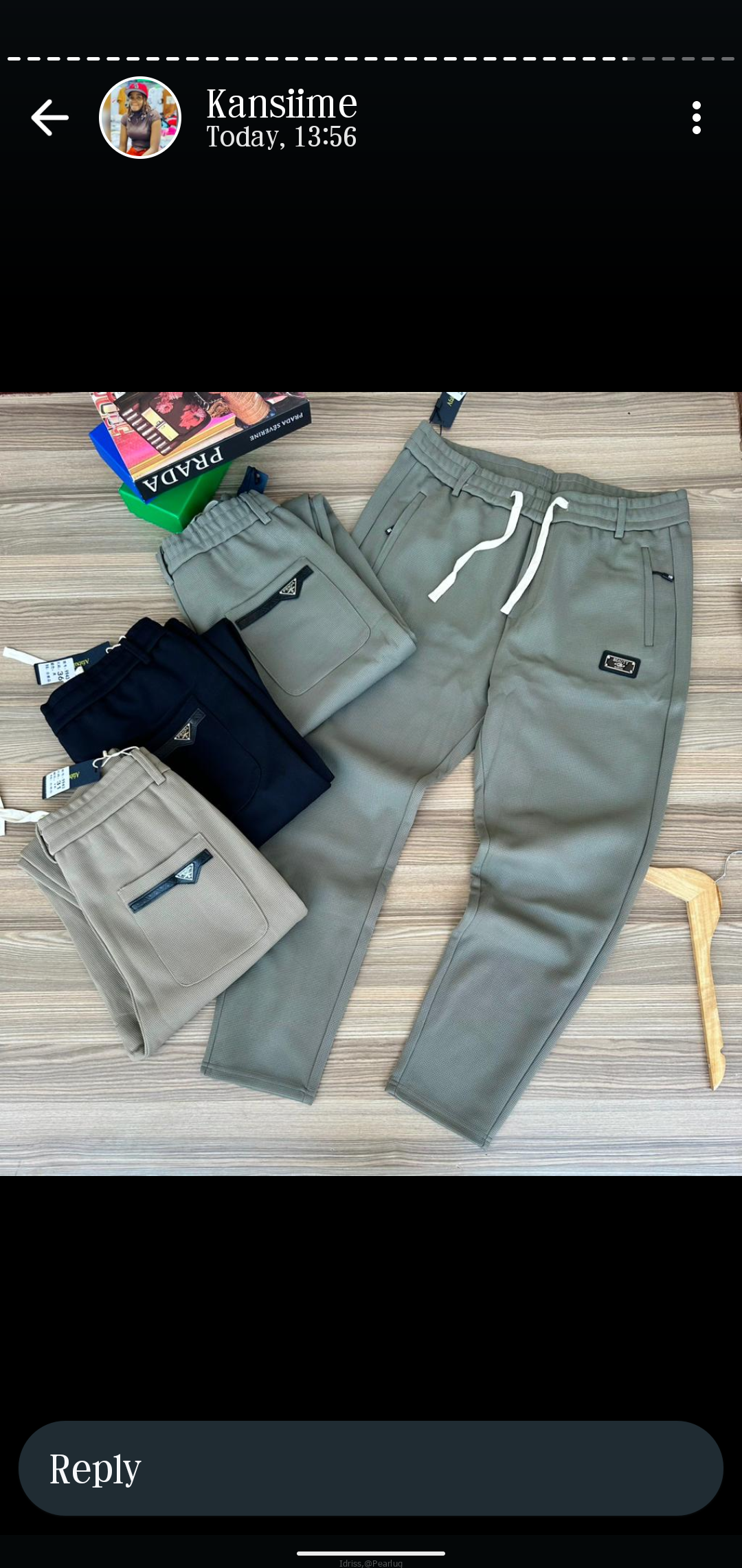 Men’s jeans and sweater pants