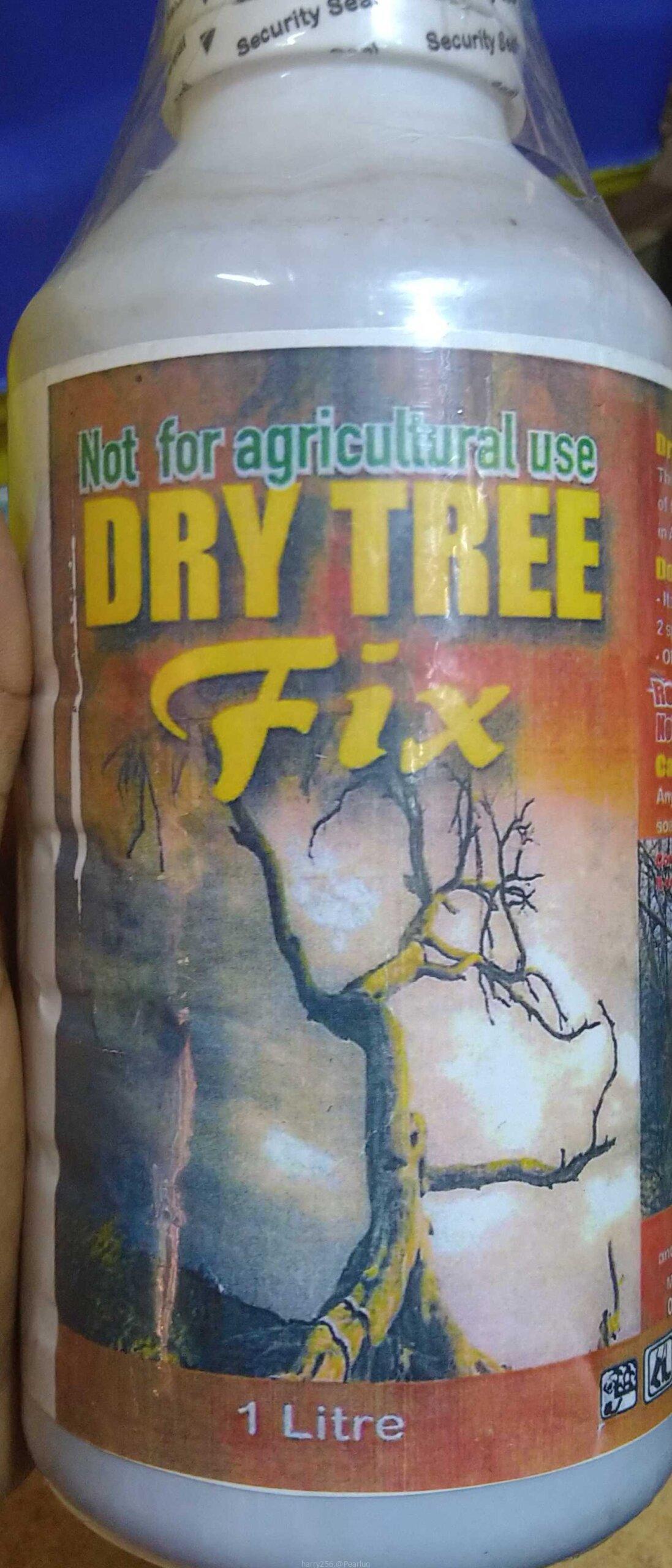 Drying tree chemicals