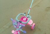Pink power kids babies and kids tricycle