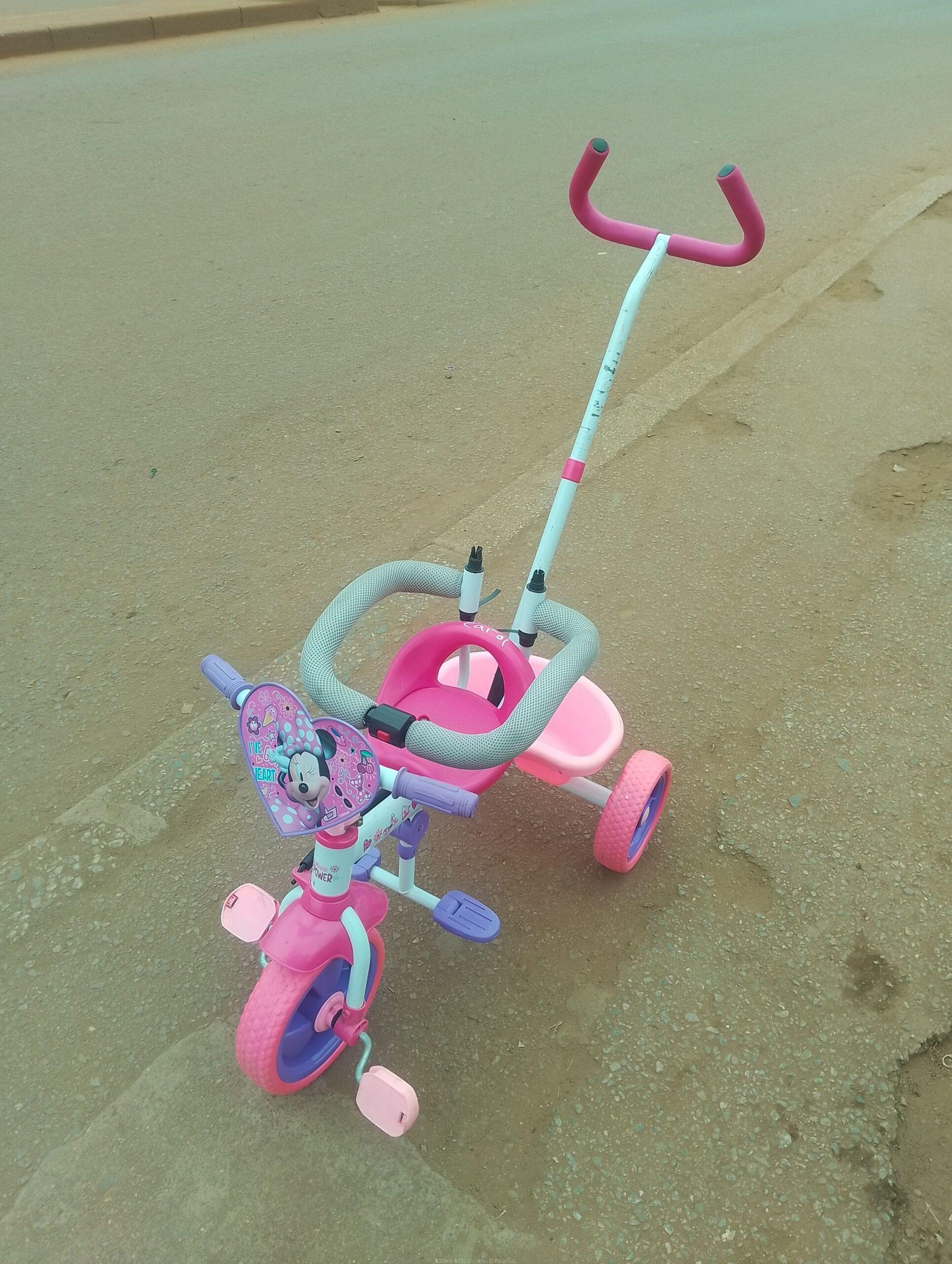 Pink power kids babies and kids tricycle