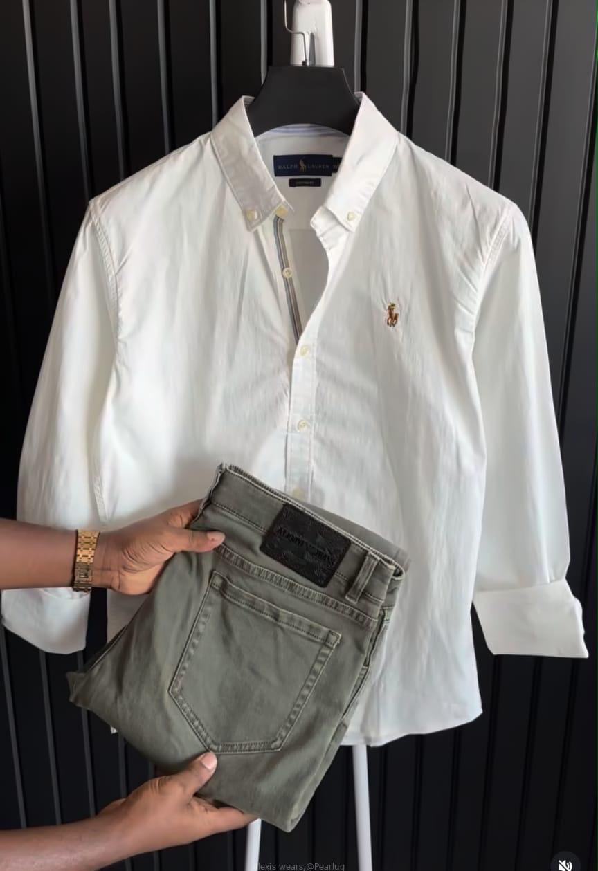Men’s coller long sleeved shirts