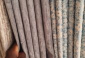 Curtains in different fabrics