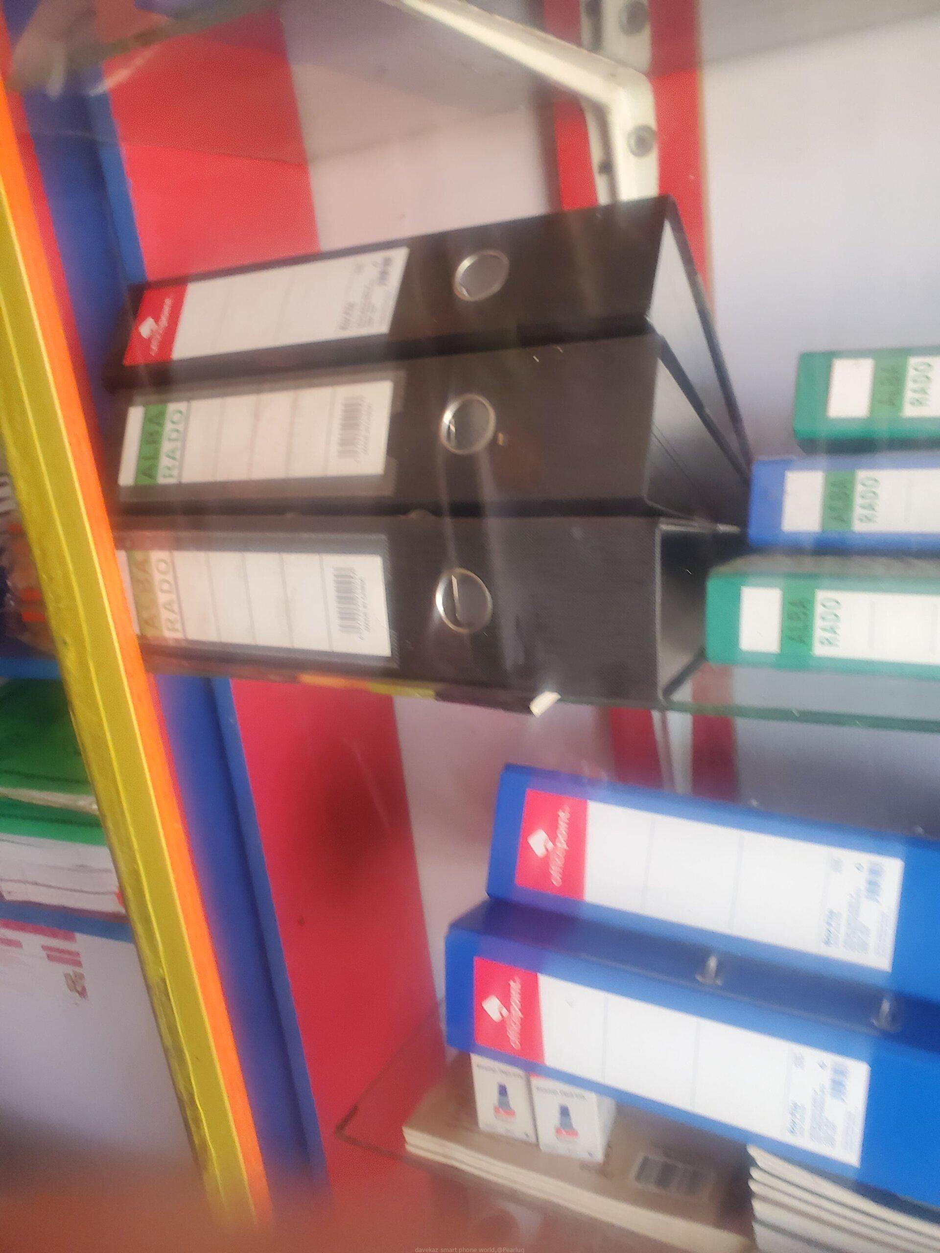 All stationary work and books