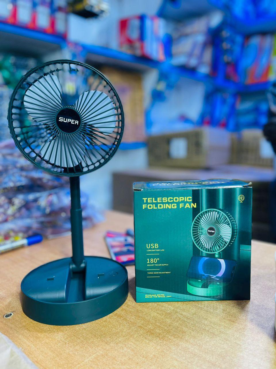 Juice blender and folding rechargeable funs