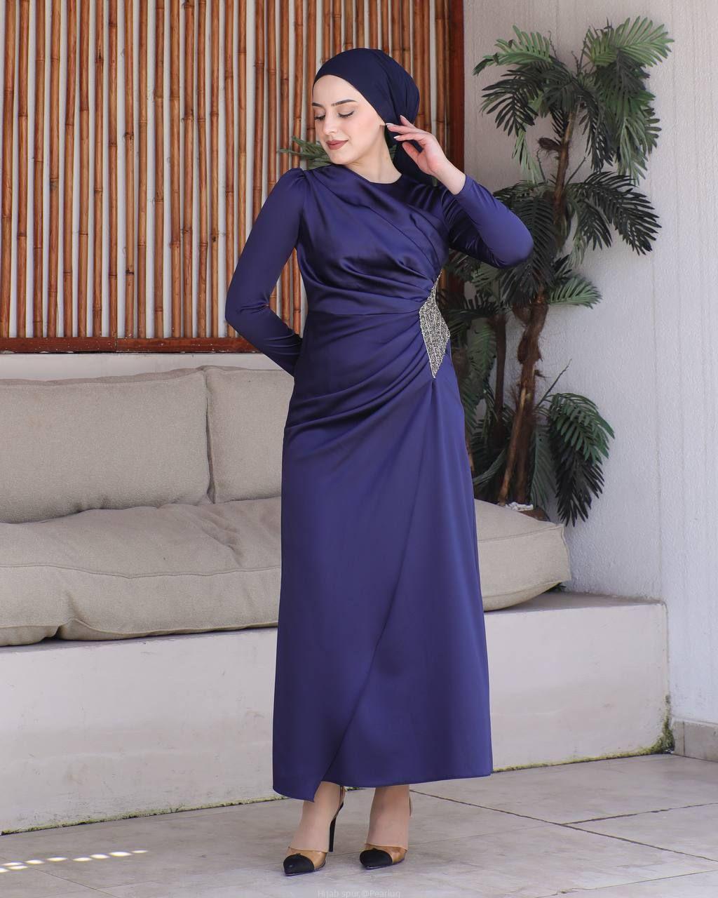 SATIN PARTISH DRESS