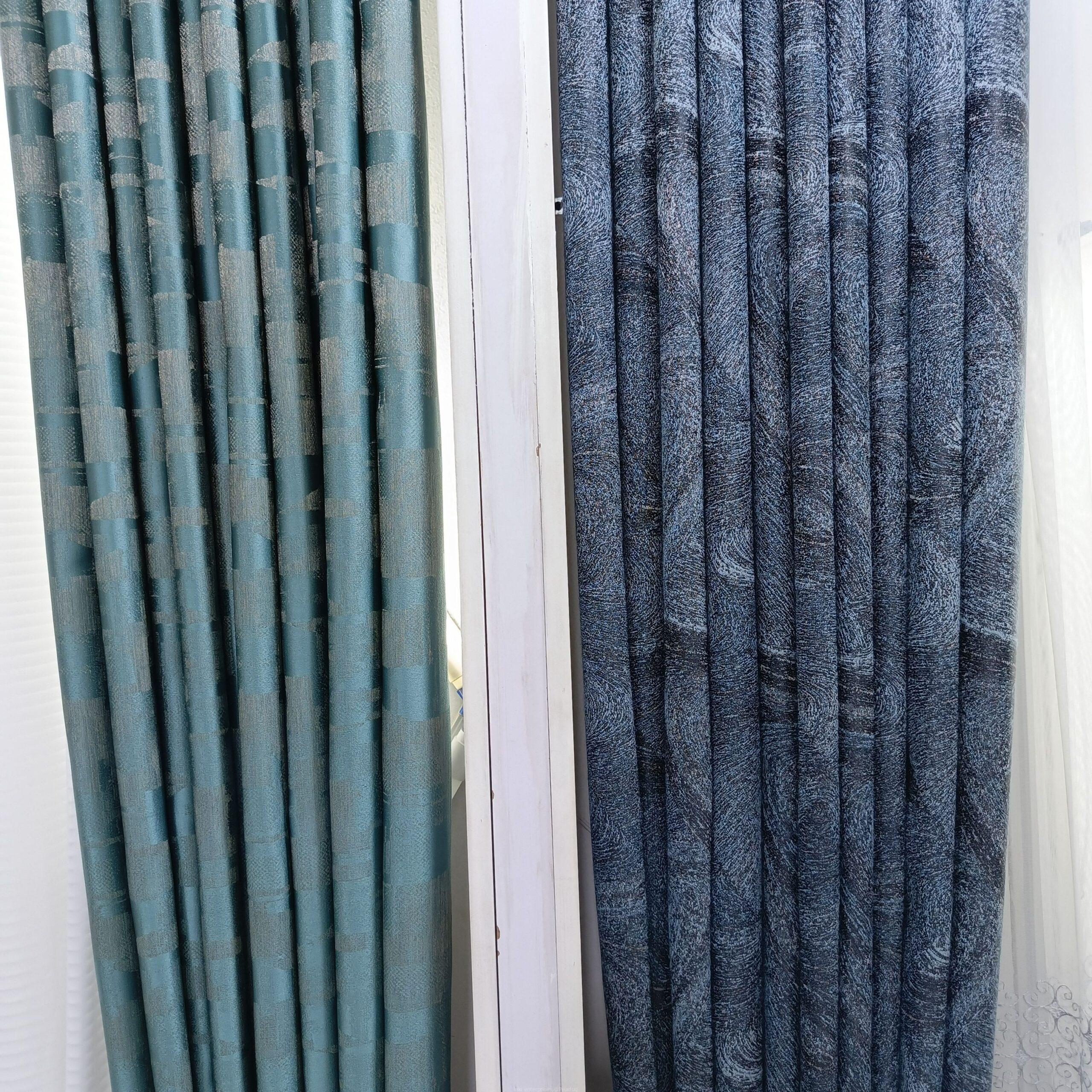 Executive curtains and curtain rods