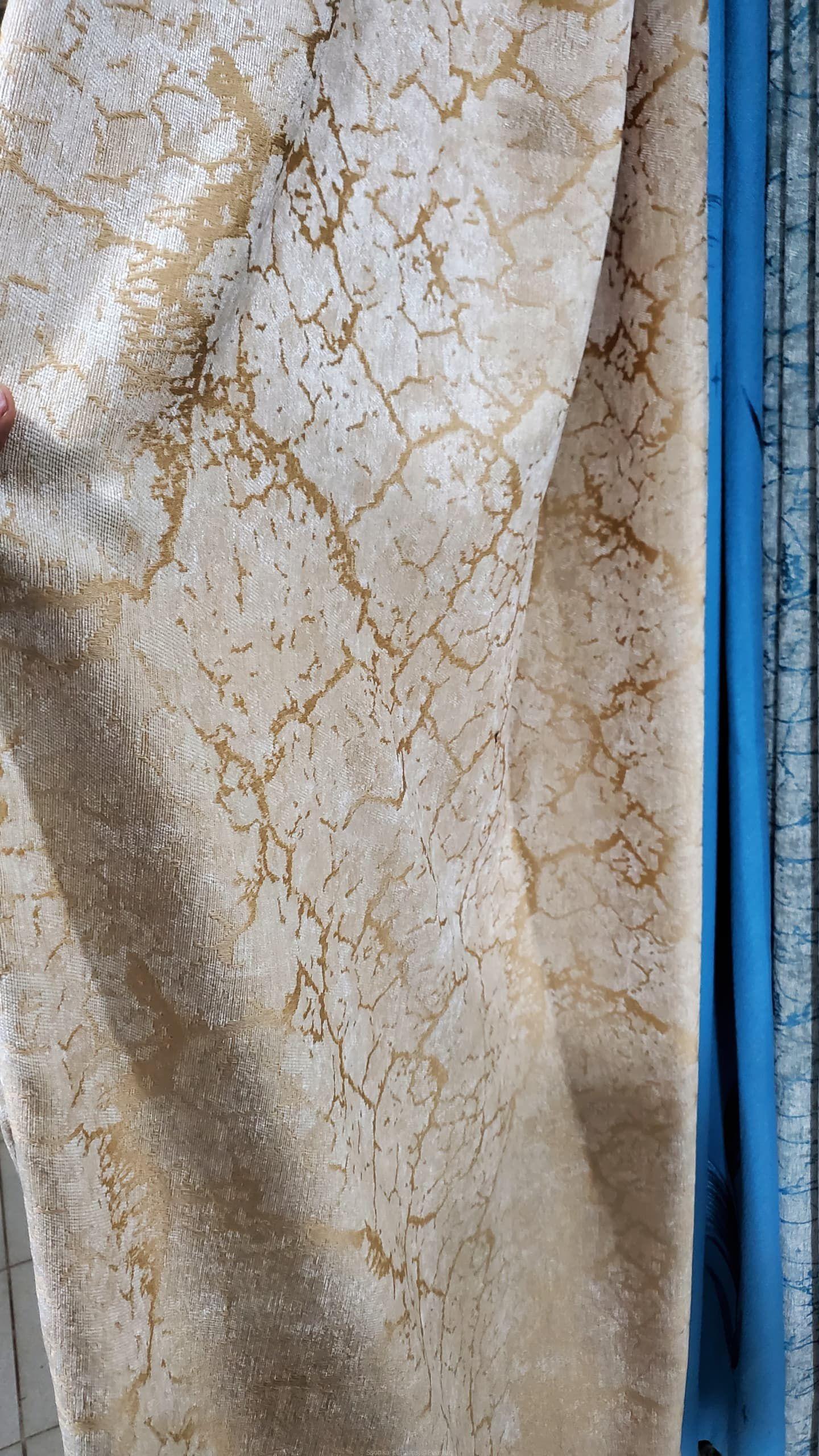 Chenille velvet curtains