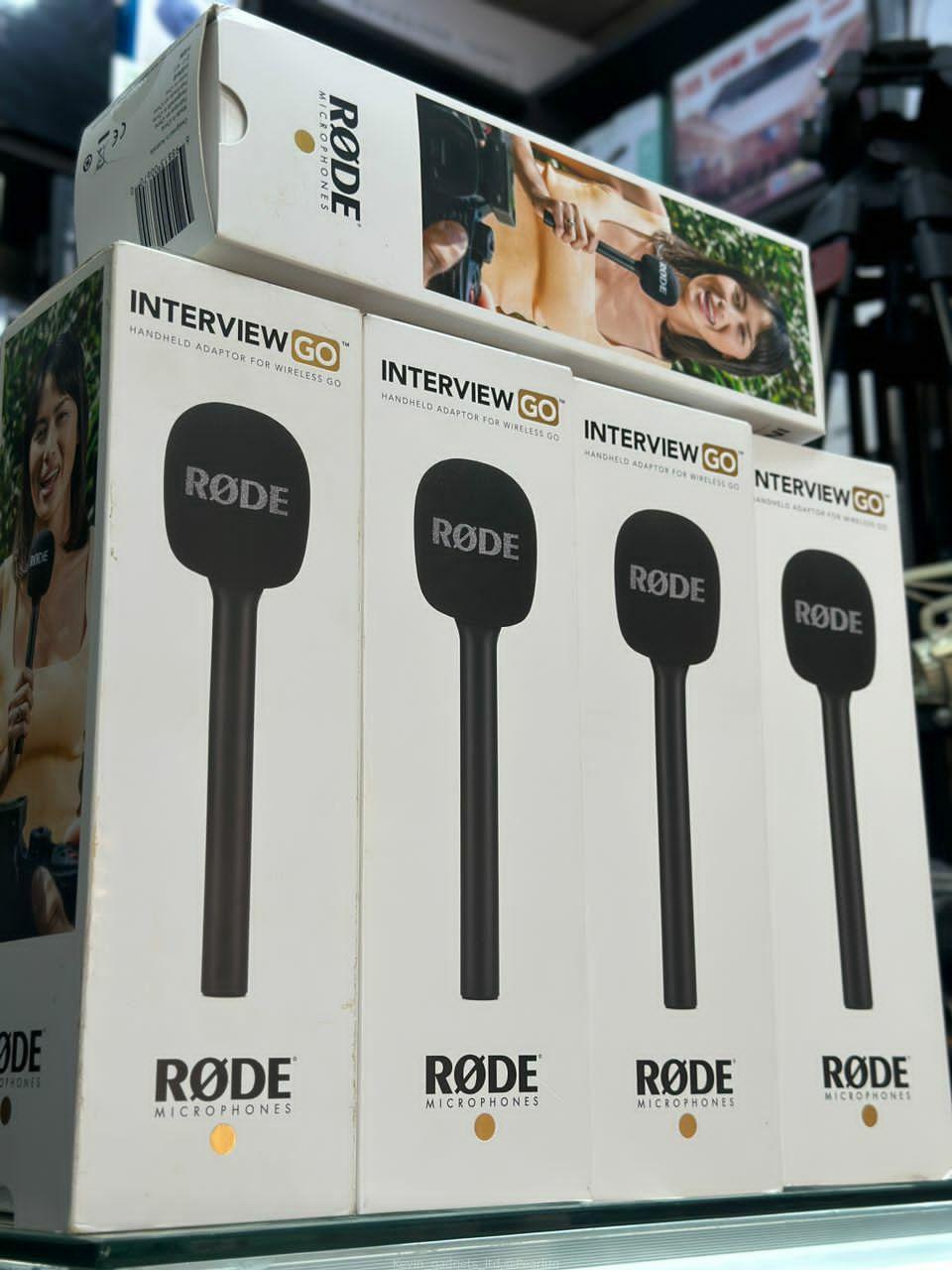 Rode interview boom microphone