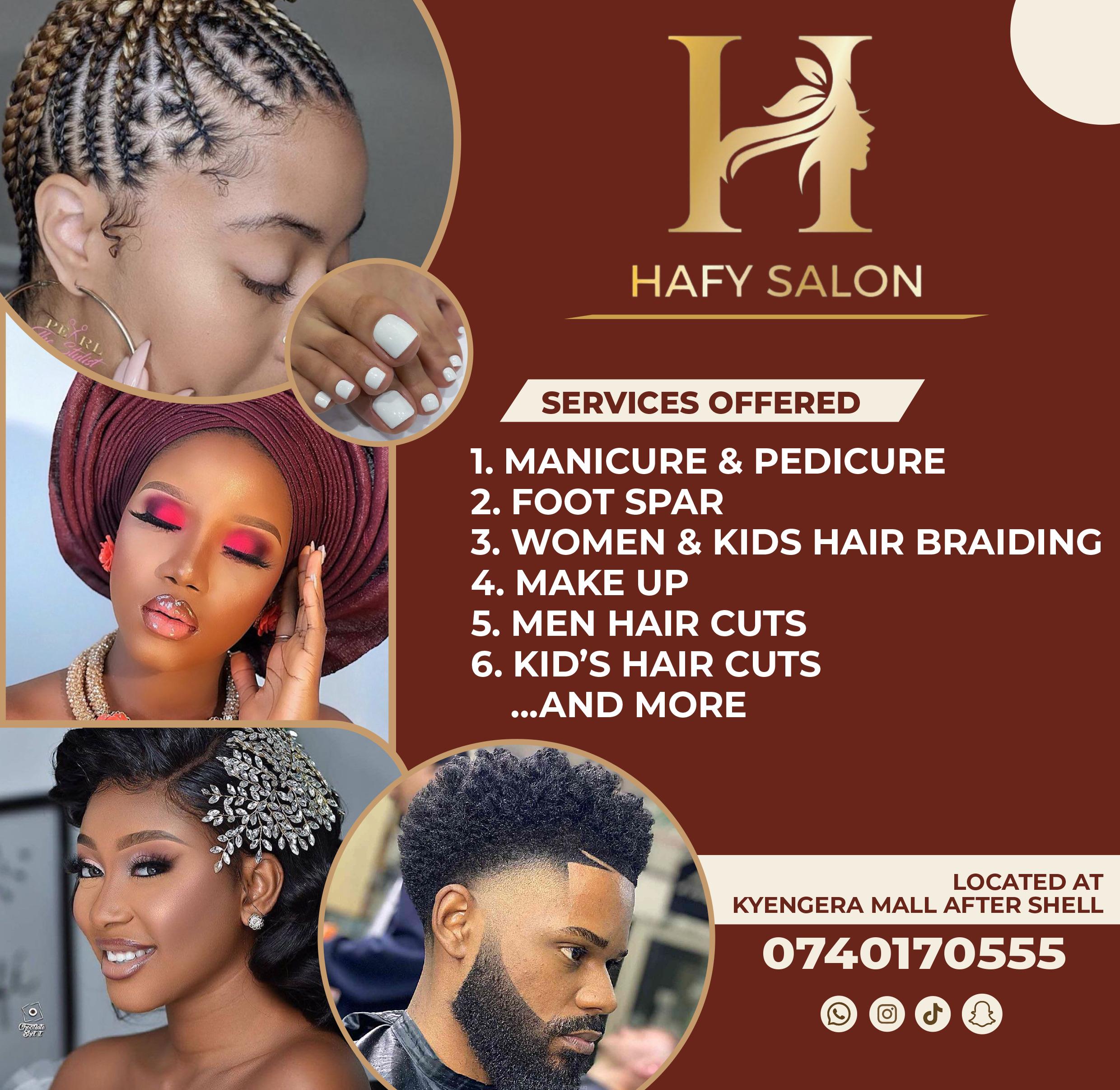 Saloon for male and female