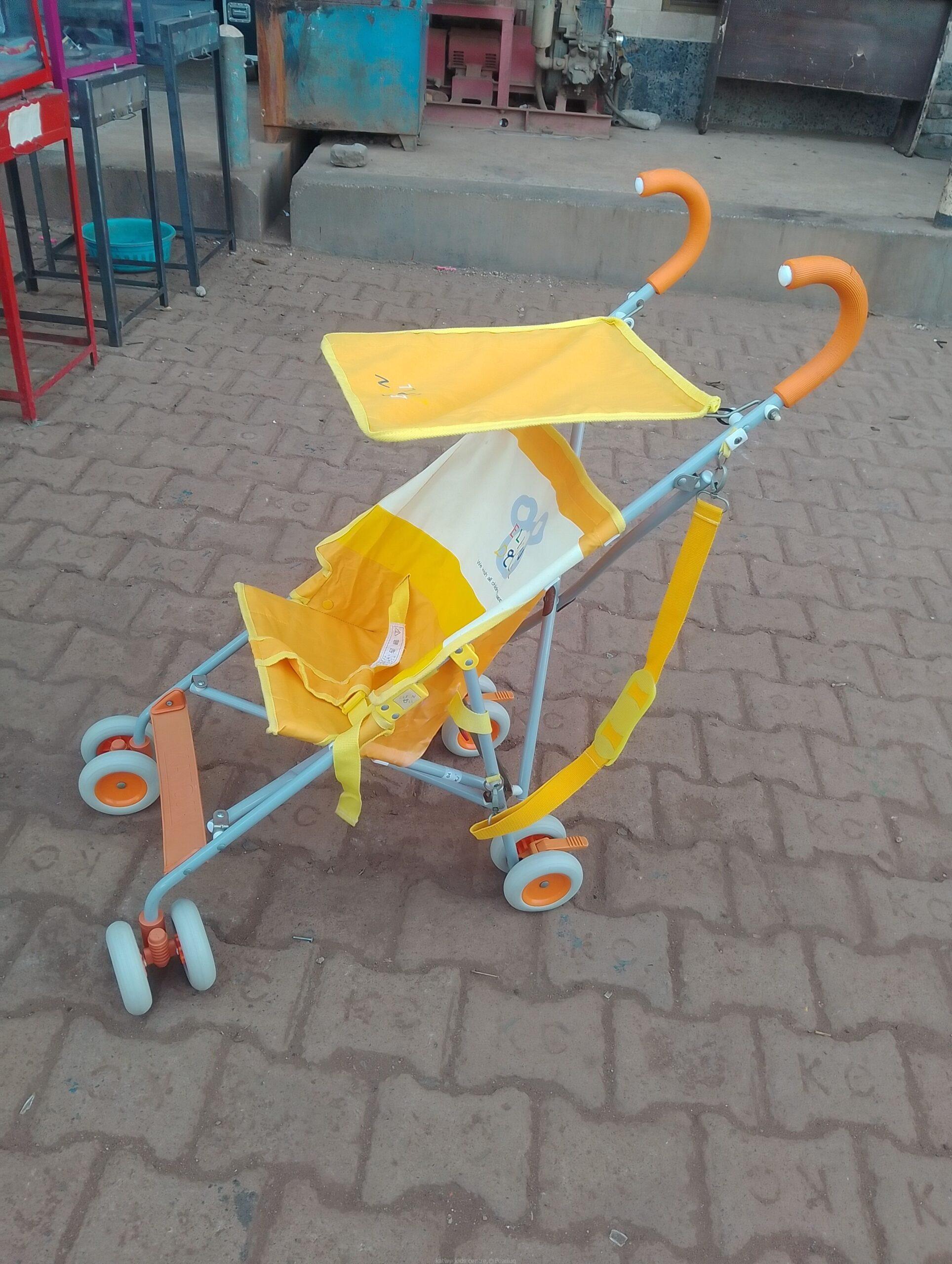 Yellow Japanese stroller