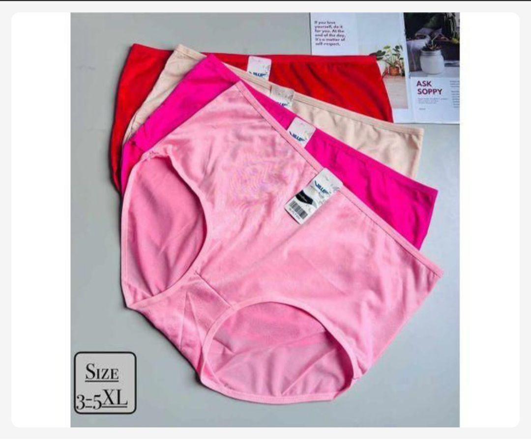 Ladies cotton panties 6packs