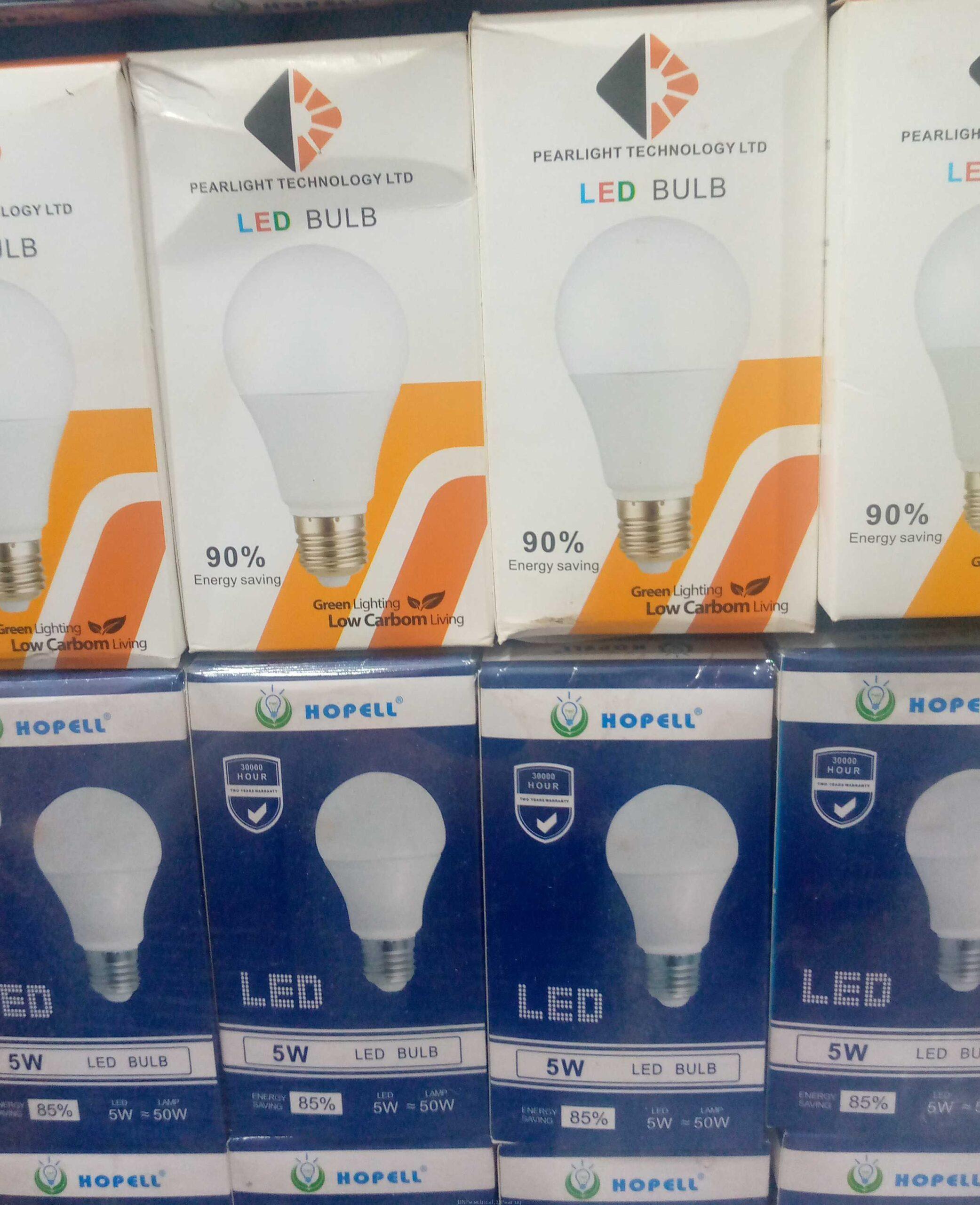 5W bulbs
