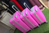Suitcases and rubber plastic