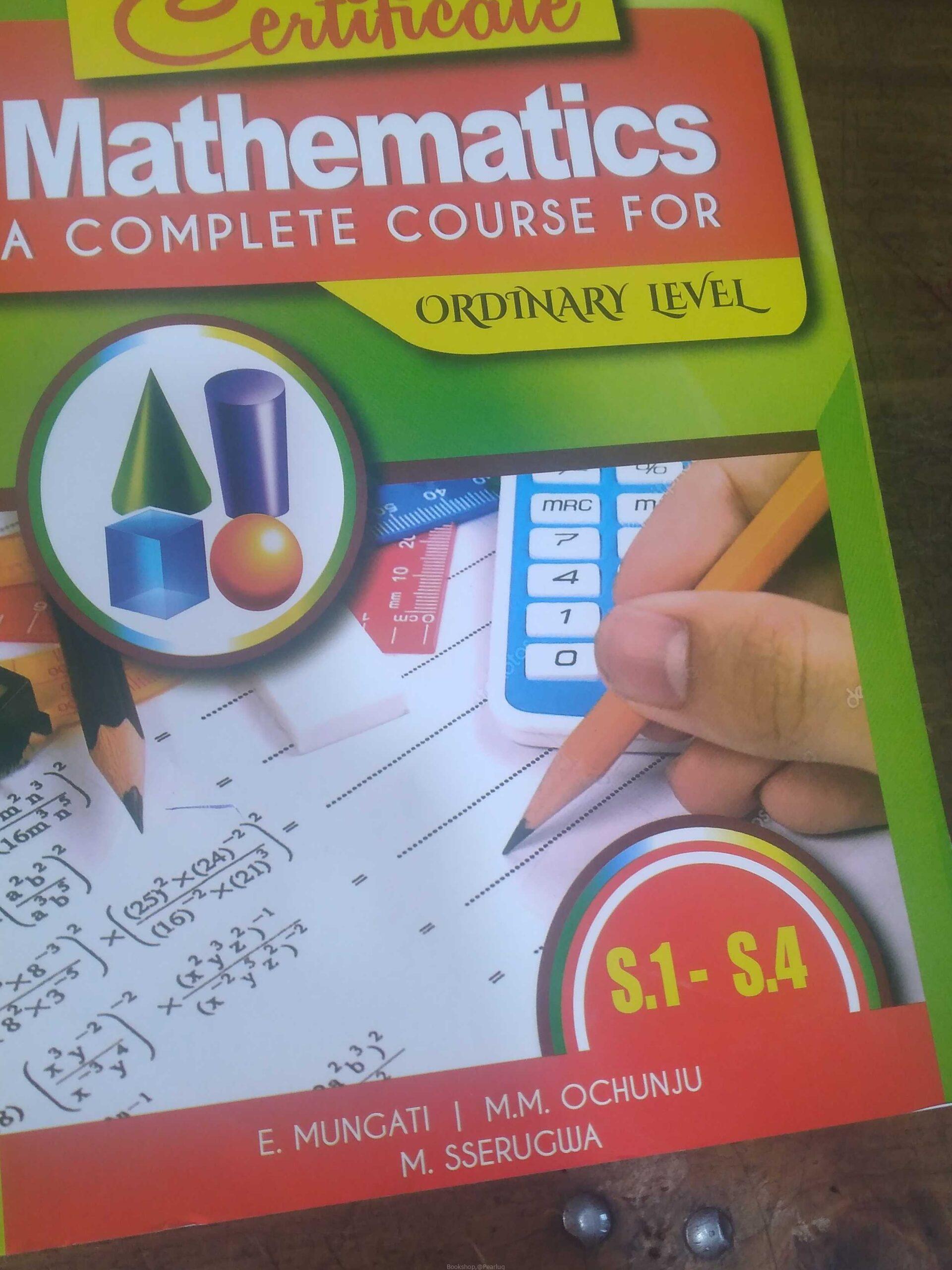Mathematics text book