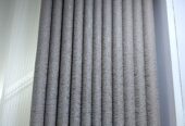 Executive curtains and curtain rods