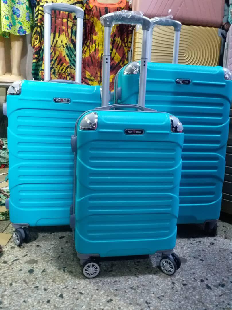 Suitcases and rubber plastic