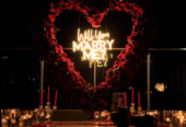 Will You Marry Me – Marriage proposal decoration setup