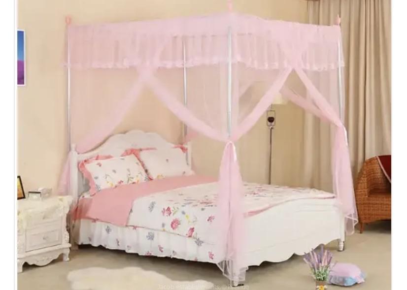 Elegant four stand mosquito nets