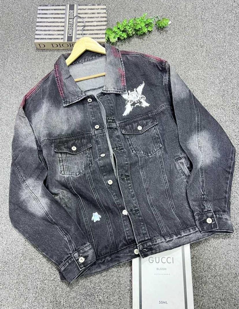 Jean jackets and sweater shirts