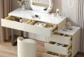 Nice looking dressing mirrors and chair L shape design