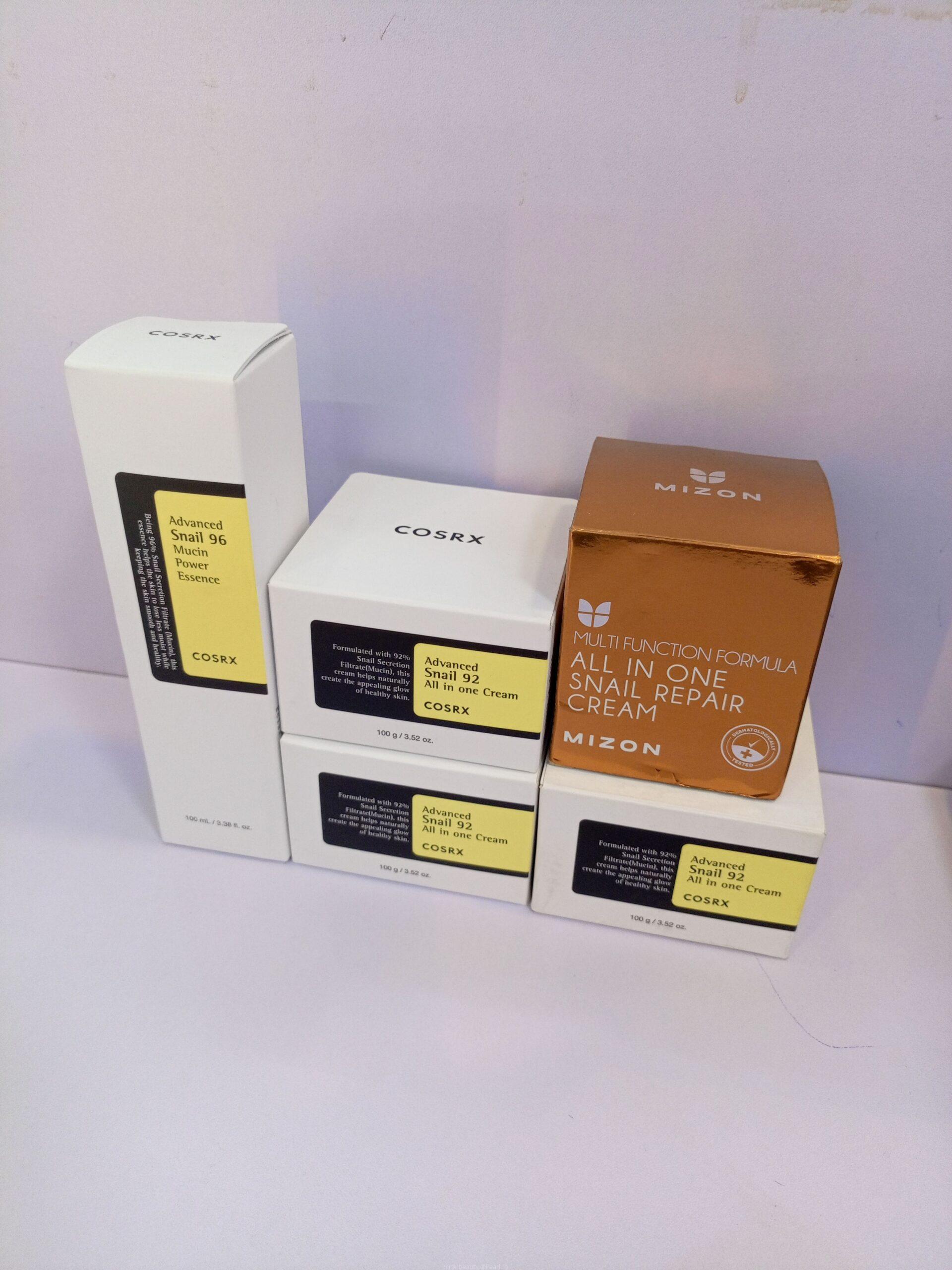Beauty products