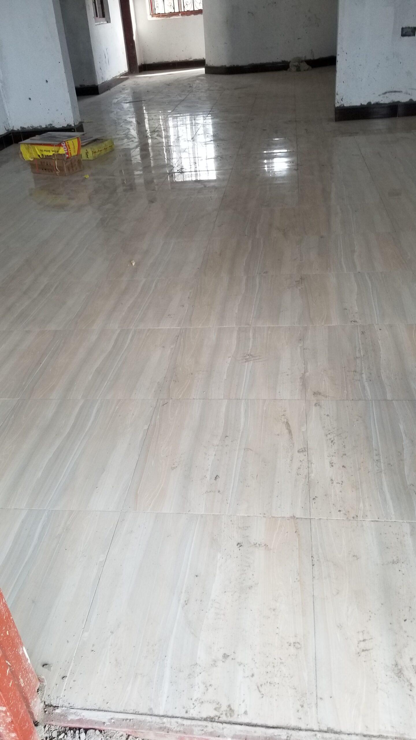 Tiles and marble fixing each m² at 9000 in all formats