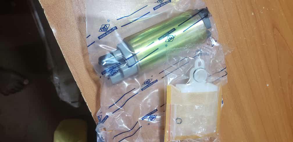 Fuel pump and clutch plate