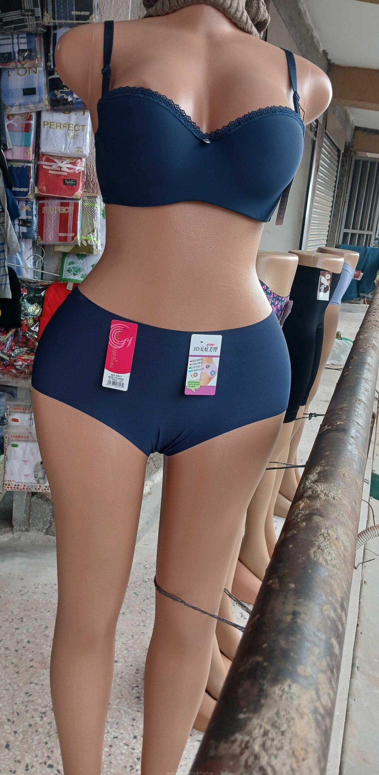 Slimeless panties with a bra
