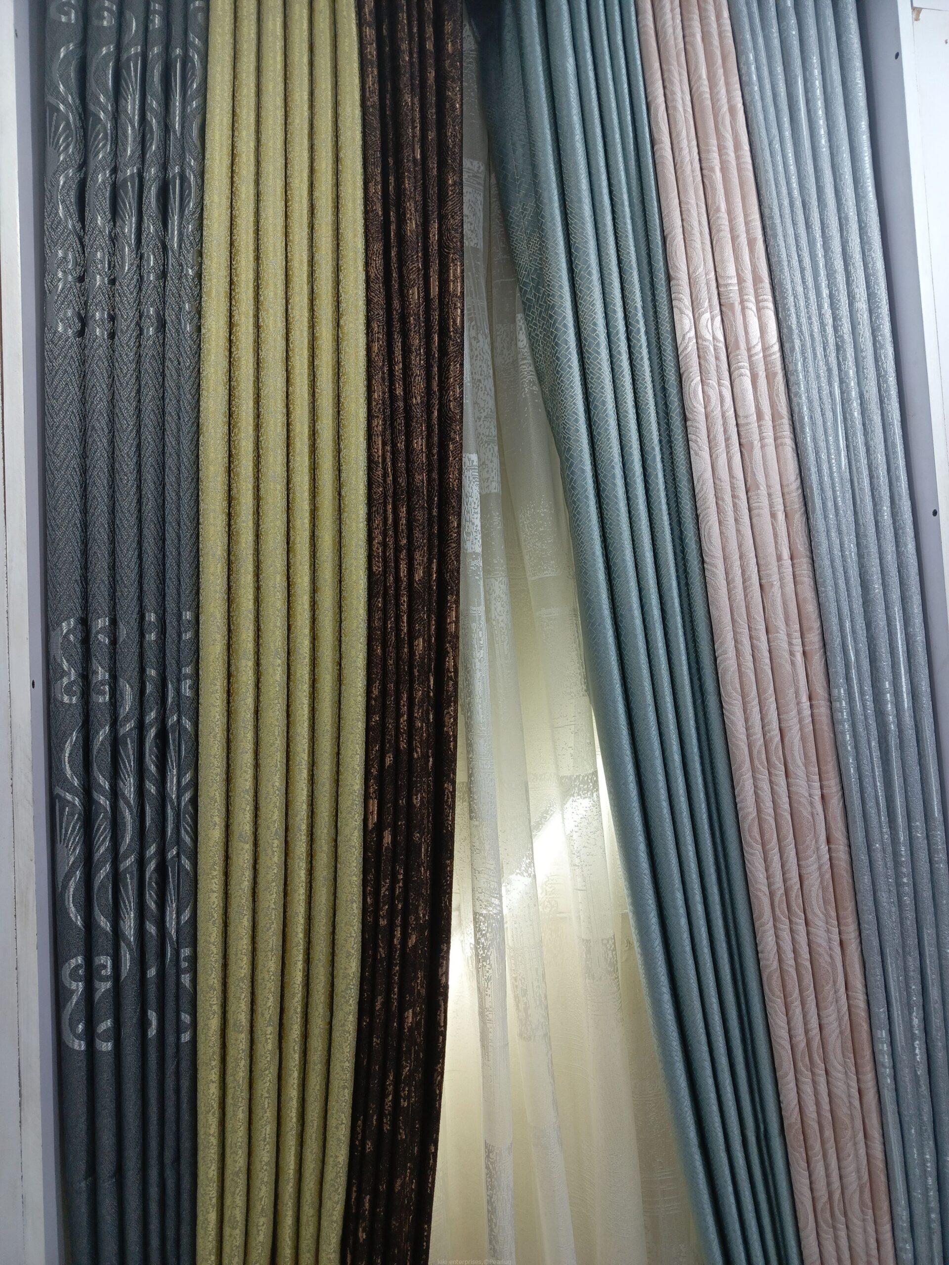 Executive curtains and curtain rods