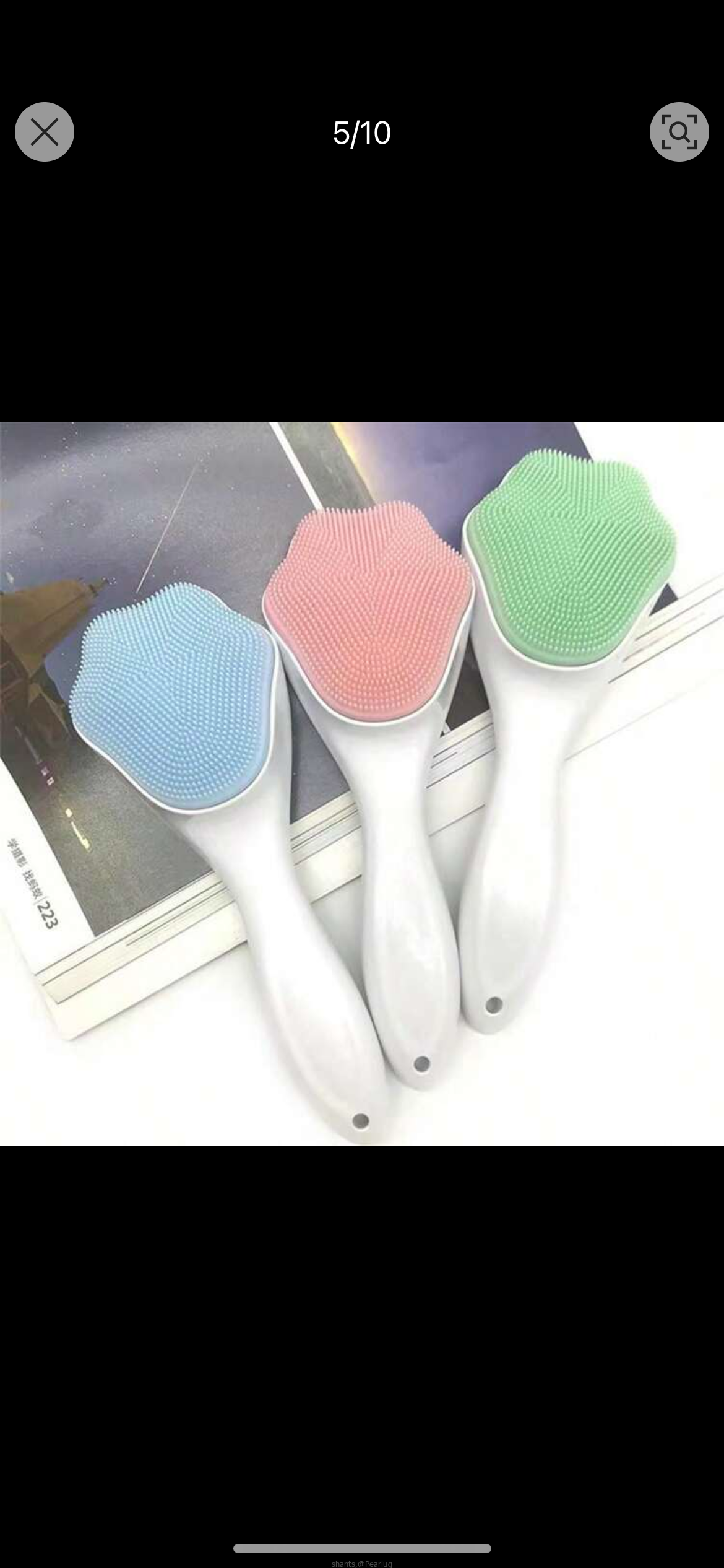 Cat claw soft facial brush