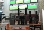 Tvs and speakers