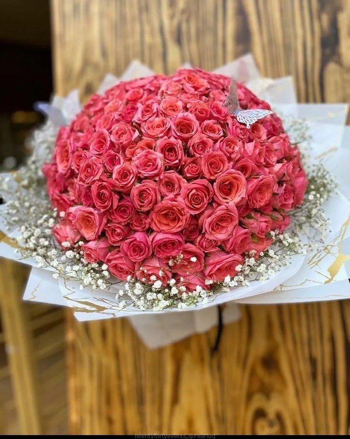Pink Roses for Her😊 – Fresh Natural Flowers