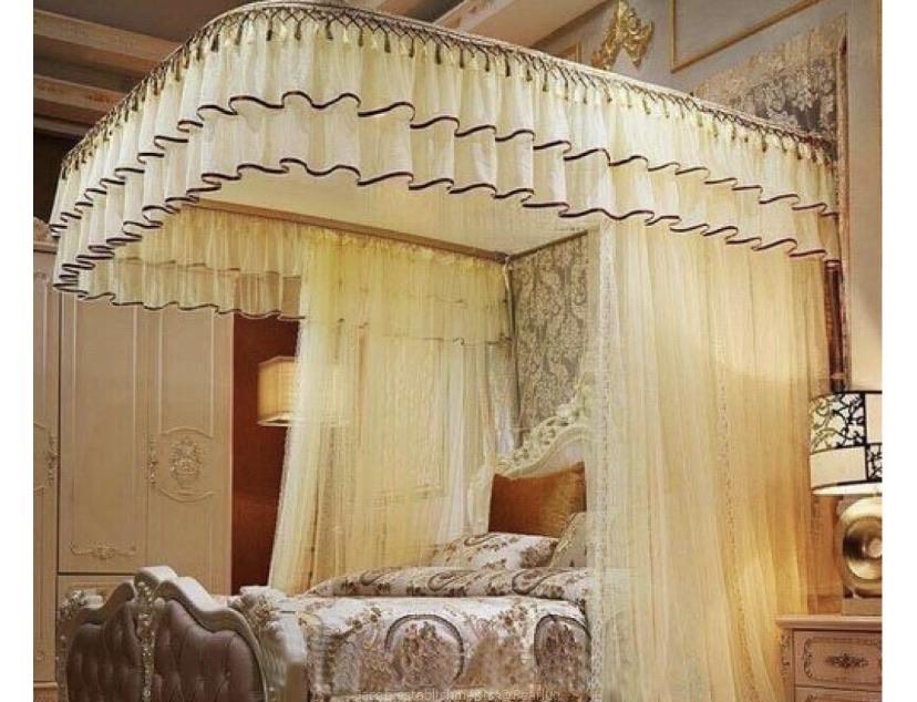 Elegant four stand mosquito nets