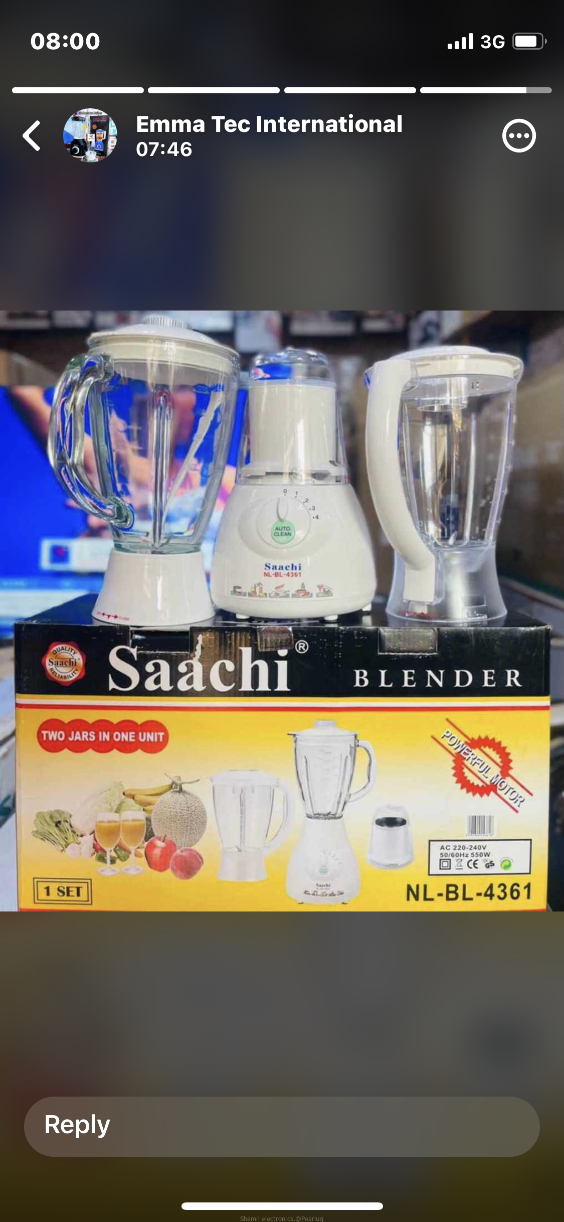 Saachi 2 jag blender