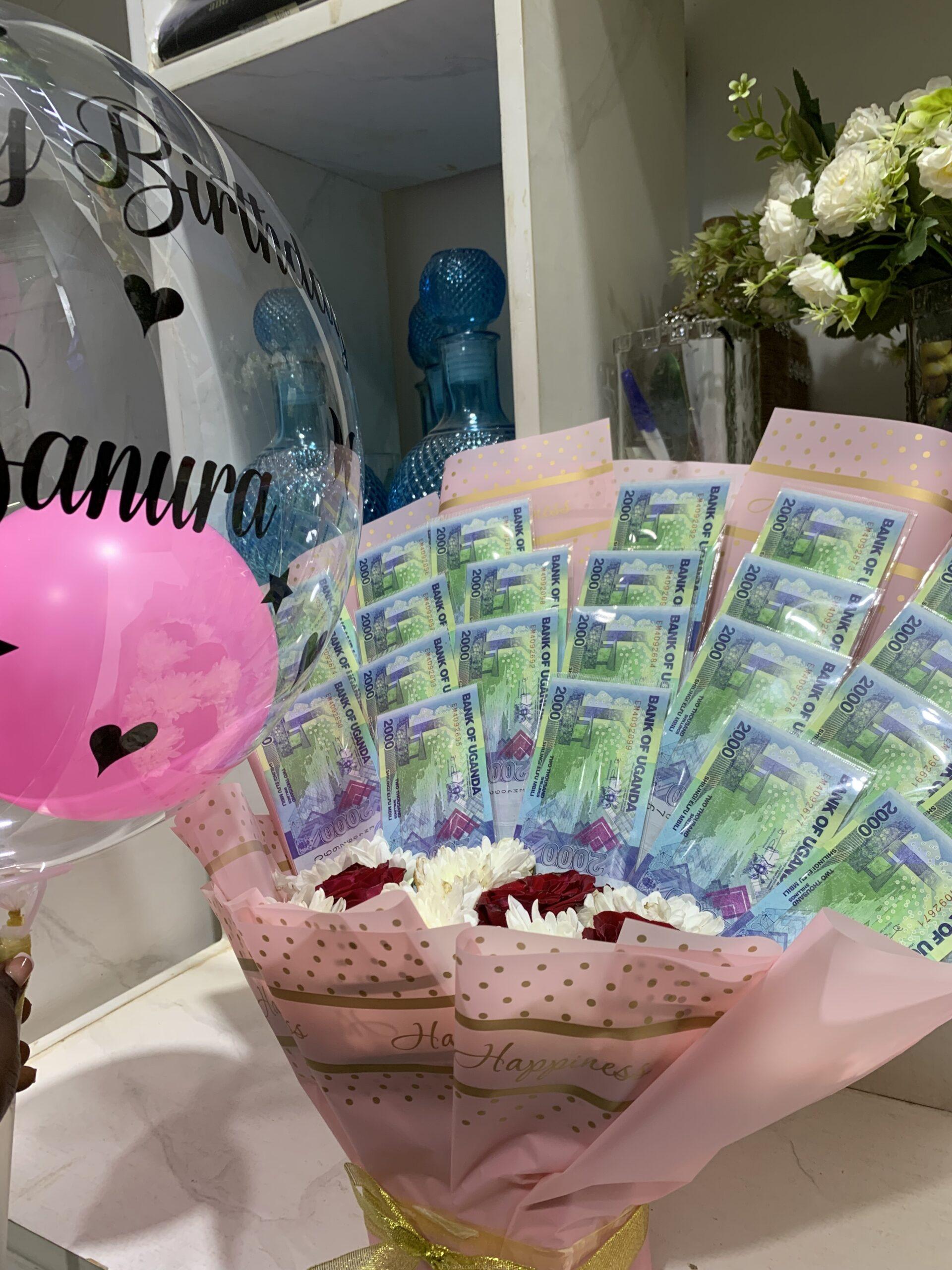 Floral gift hampers and bouquet