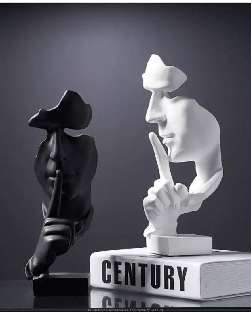 Silent men decor head piece