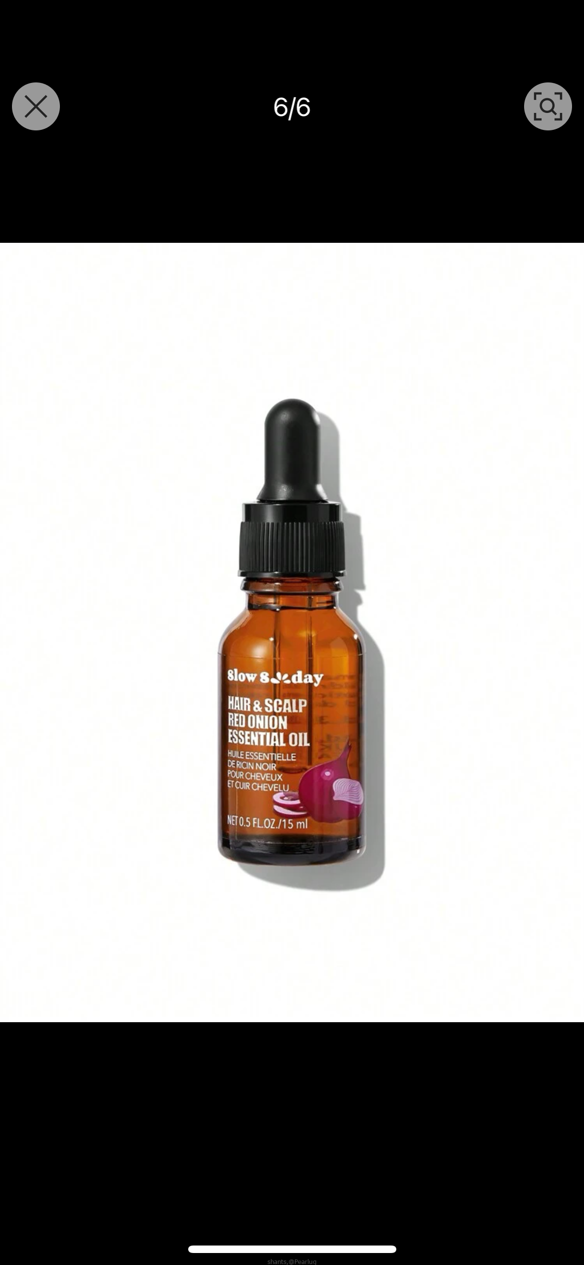 Red onion hair oil