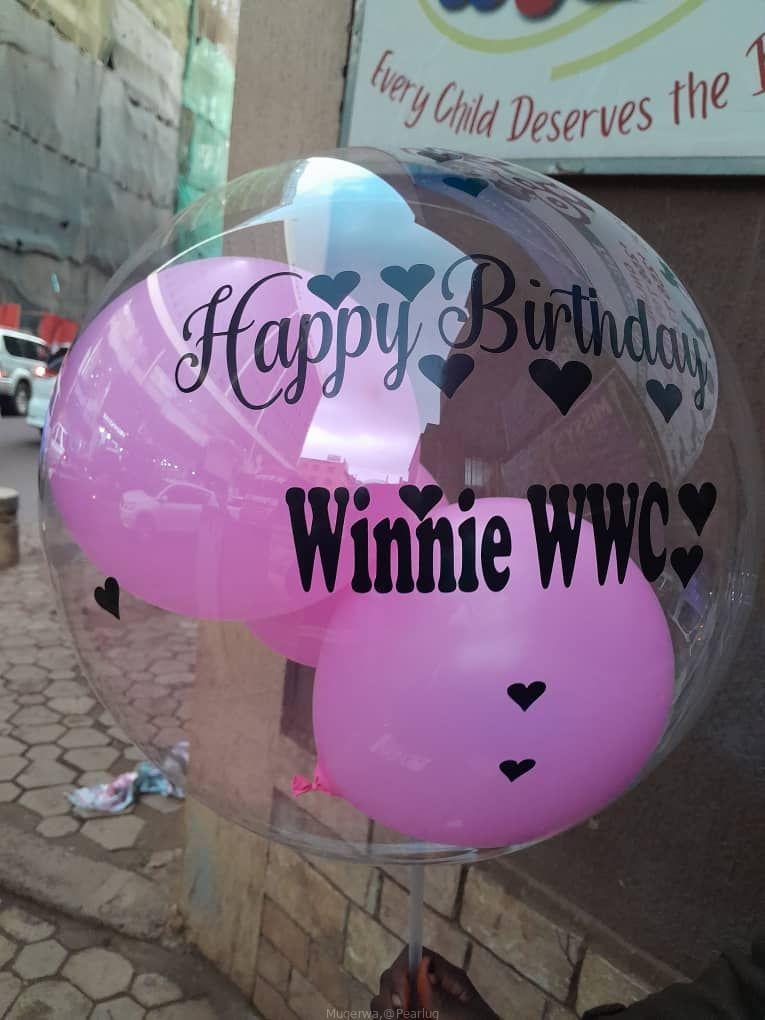 Balloons surprises nice gifts birthdays freshly