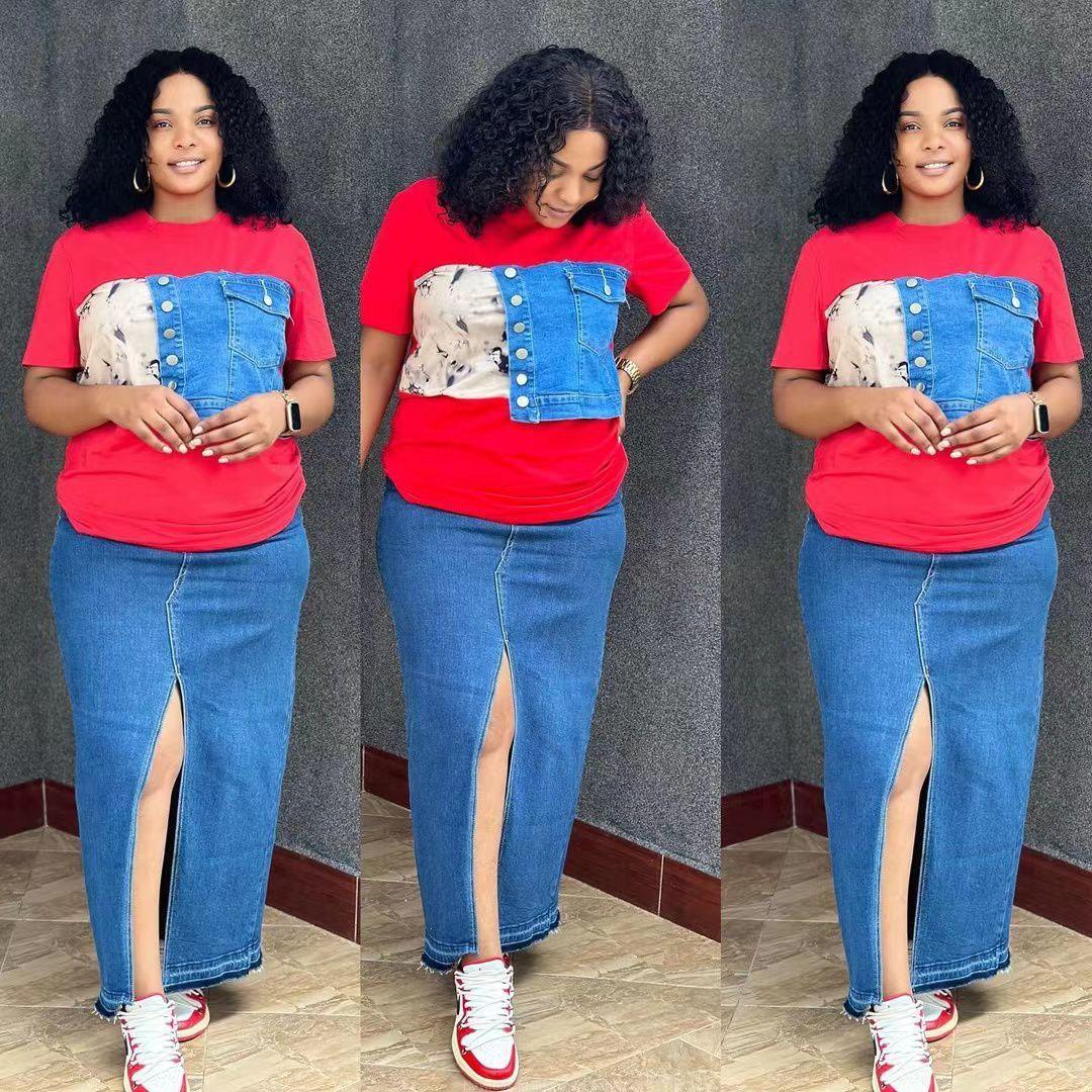 Denim two pieces