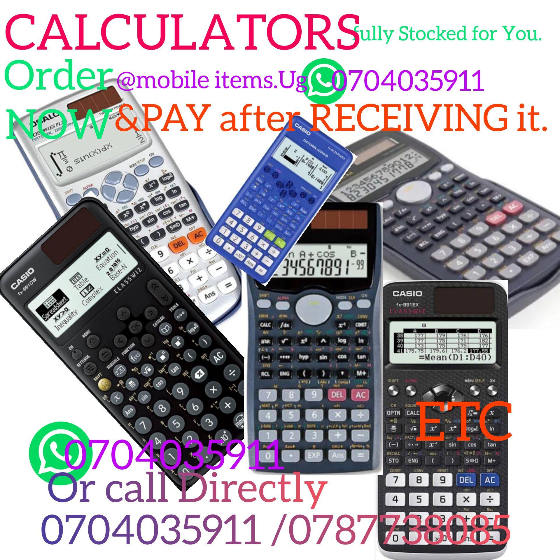 I DELIVER CALCULATORS, ETC