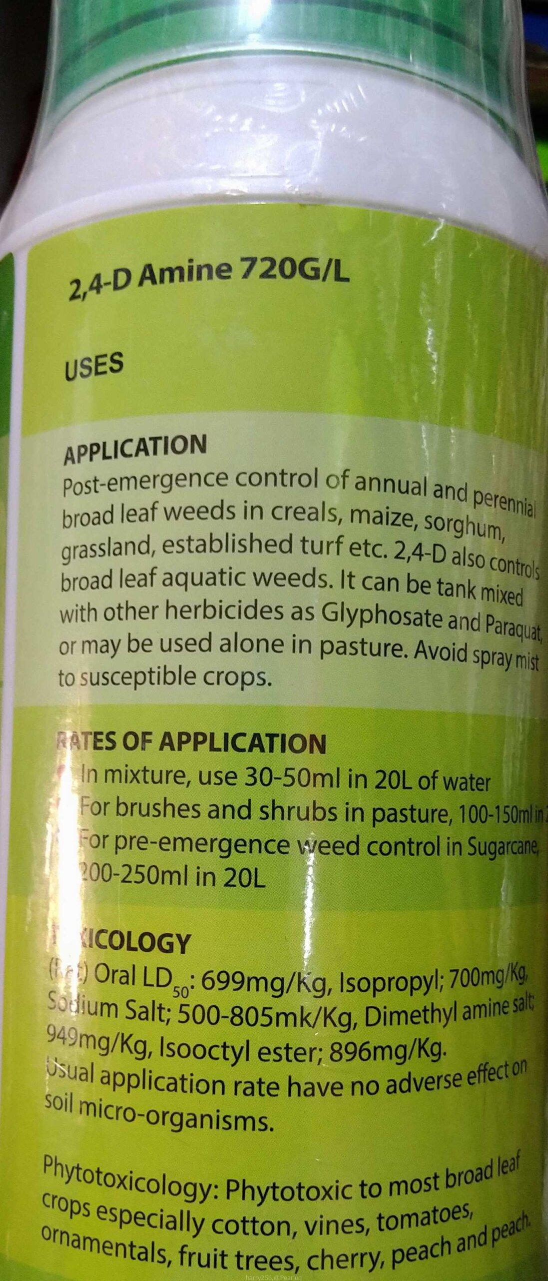 Grass and weed killers