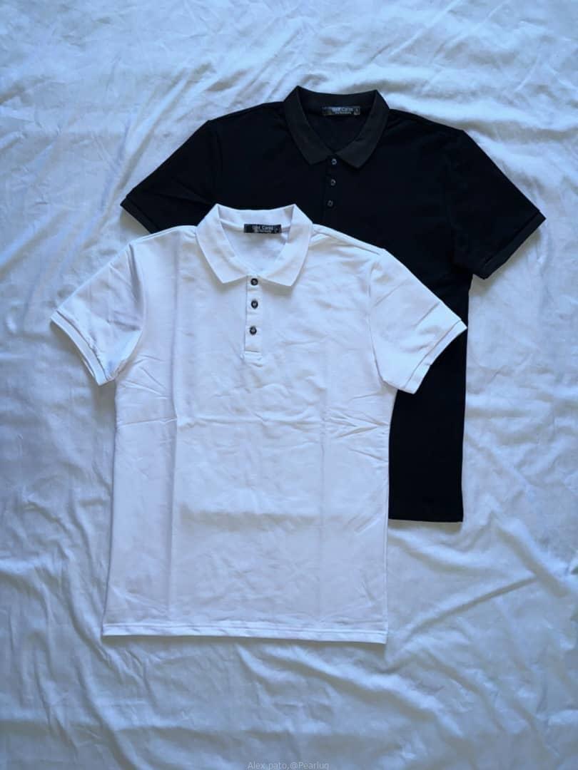 Plain collar t shirt s