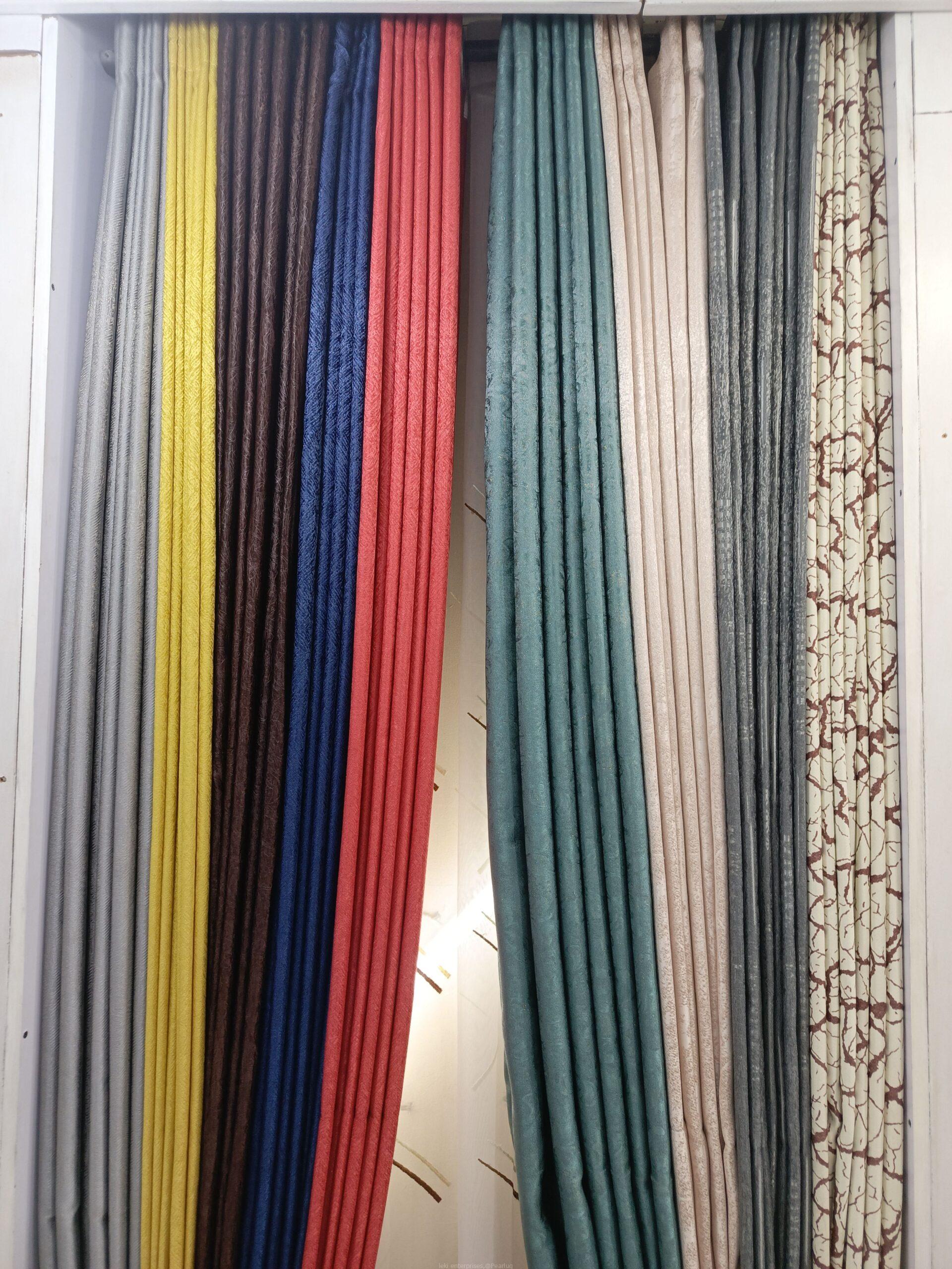 Executive curtains and curtain rods