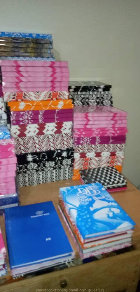 Bibles, counter books, Note books