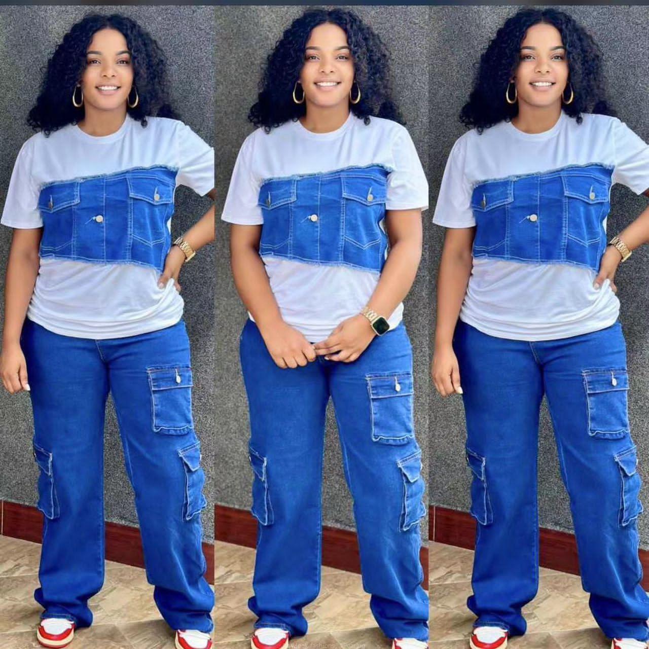 Denim two pieces
